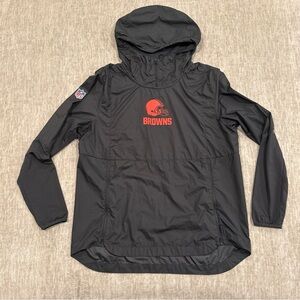 Men’s Size Medium Nike Cleveland Browns Alpha Fly Rush Repellant Jacket 2019